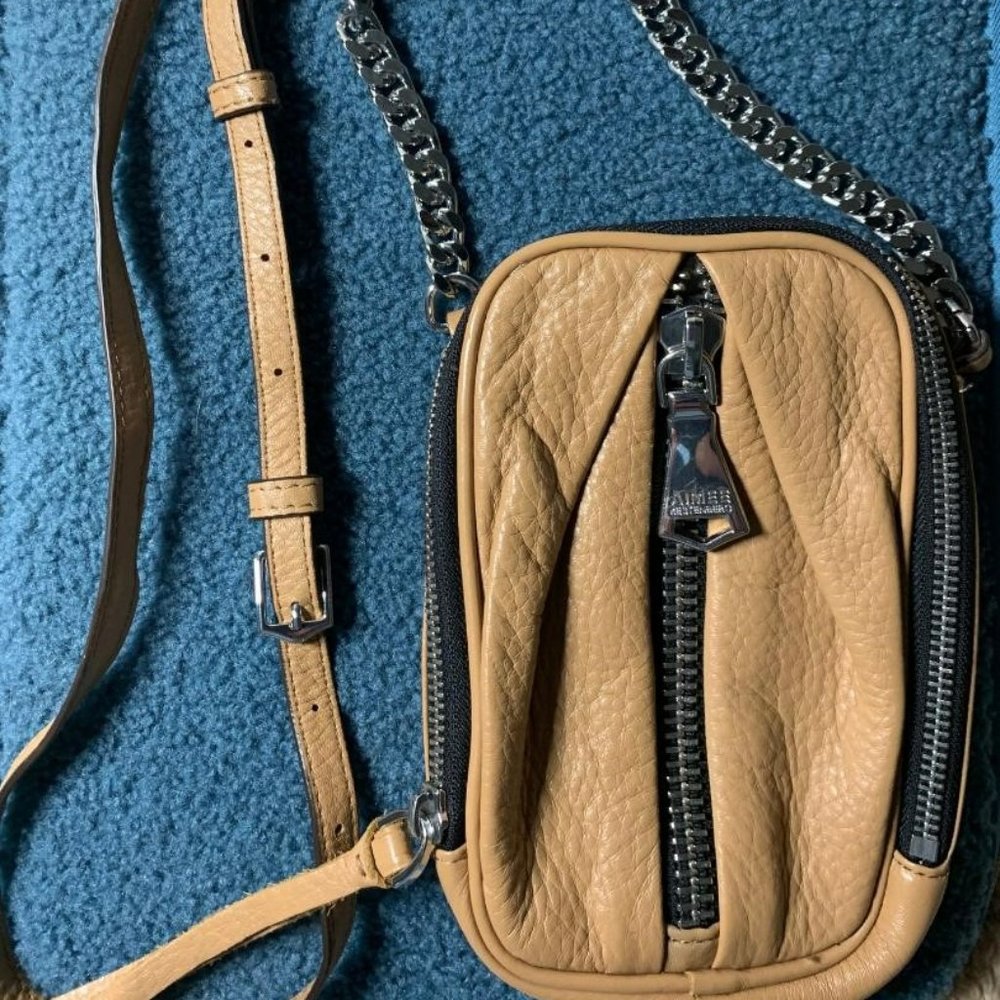 TAMITHA PHONE CROSSBODY WITH RFID- Camel/Tan